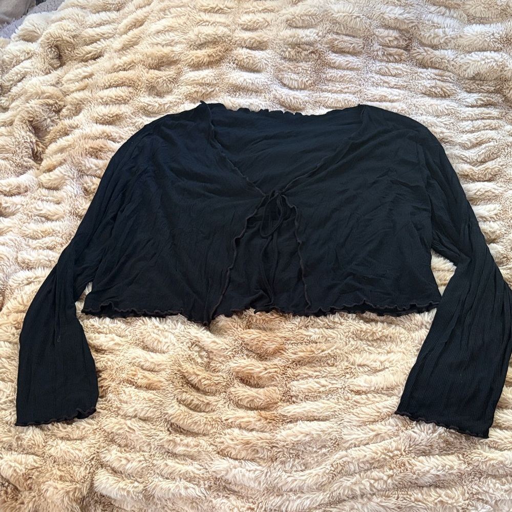 Black Women's Cropped Top